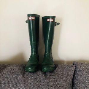 Hunter Classic Tall Boots (Green)